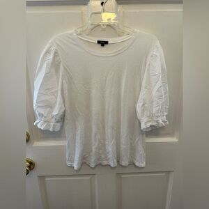 Rails Laurel Puff Sleeve Shirt White Medium